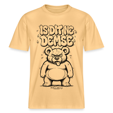 Berliner Sommer-IS DIT NE DEMSE-RELAXED FIT Unisex Organic T-Shirt - Hellgelb