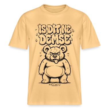 Berliner Sommer-IS DIT NE DEMSE-RELAXED FIT Unisex Organic T-Shirt - Hellgelb