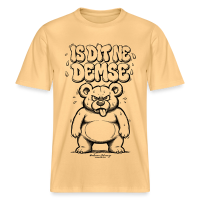 Berliner Sommer-IS DIT NE DEMSE-RELAXED FIT Unisex Organic T-Shirt - Hellgelb