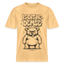 Berliner Sommer-IS DIT NE DEMSE-RELAXED FIT Unisex Organic T-Shirt - Hellgelb