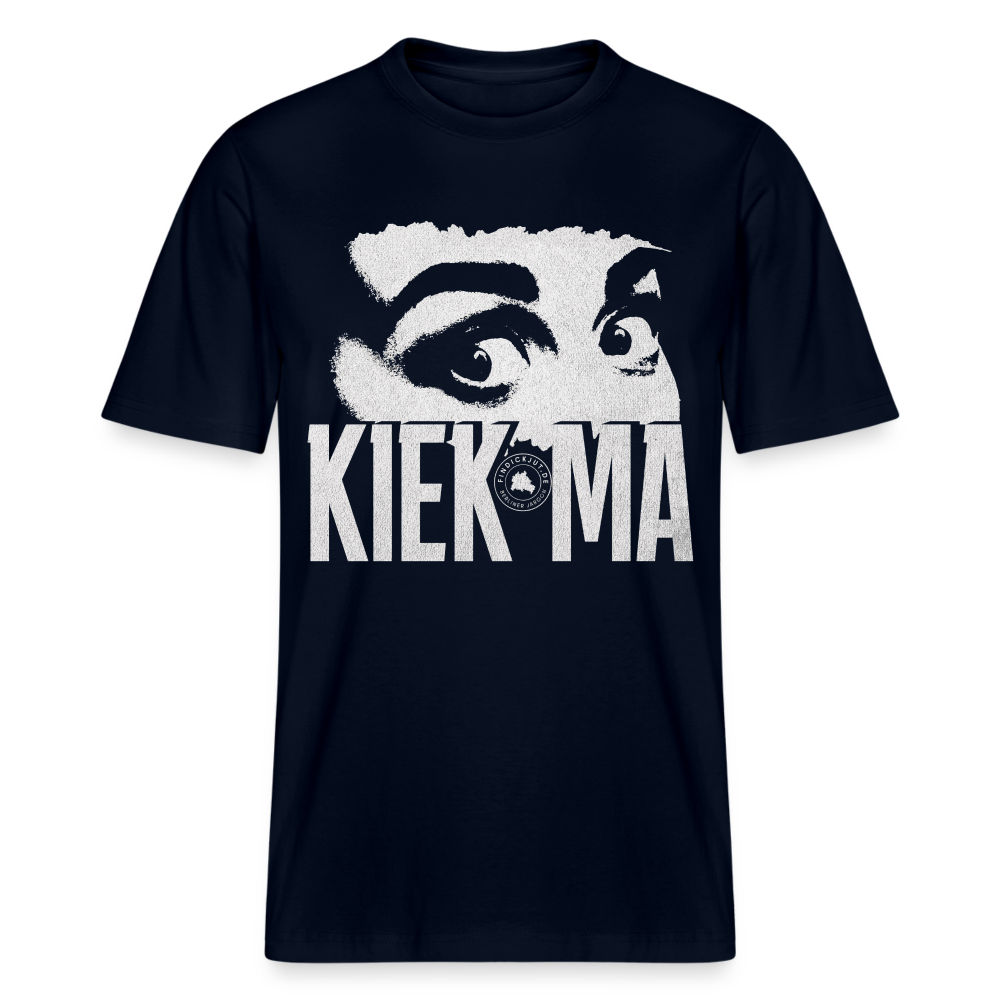 KIEK MA - Relaxed Fit Unisex Bio-T-Shirt Sparker - Navy