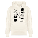Berlin Unisex Bio-Hoodie-OHNE WORTE - Naturweiß 