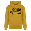 Berliner Spruch- MACH 'N ABJANG -Unisex Bio-Hoodie - Ocker