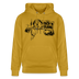 Berliner Spruch- MACH 'N ABJANG -Unisex Bio-Hoodie - Ocker
