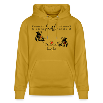 BERLINER KNORKE-Unisex Bio-Hoodie - Ocker