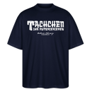 Berliner Begrüssung-TACHCHEN IHR FLITZPIEPEN-Oversized Unisex Bio T-Shirt - Navy