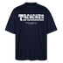Berliner Begrüssung-TACHCHEN IHR FLITZPIEPEN-Oversized Unisex Bio T-Shirt - Navy