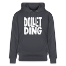 Berliner Spruch-DOLLET DING-Unisex Bio-Hoodie - Indigoblau