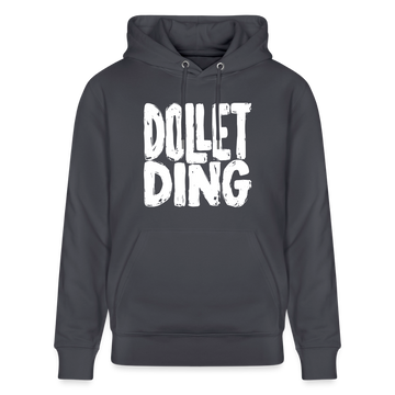 Berliner Spruch-DOLLET DING-Unisex Bio-Hoodie - Indigoblau