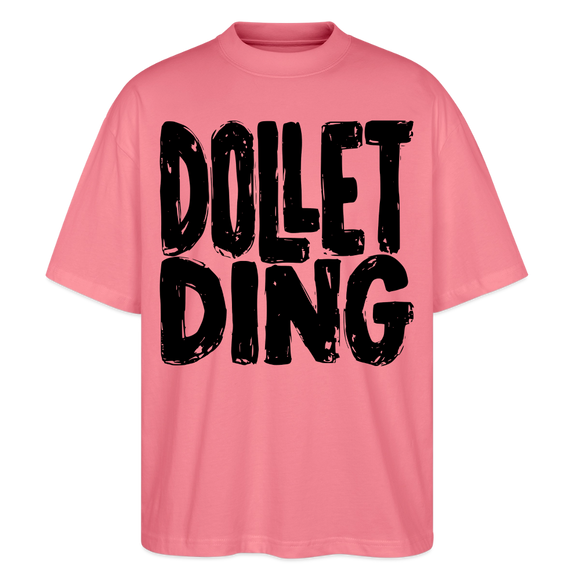 Berlin Shirt-DOLLET DING-Oversized Unisex Bio T-Shirt - Pink 
