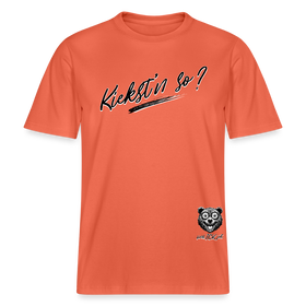 KIEKST'N SO? Relaxed Fit Unisex Bio-T-Shirt - Hellrot