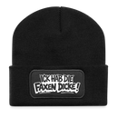 ICK HAB DIE FAXEN DICKE-Recycelte Patch Beanie - Schwarz
