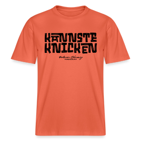 KANNSTE KNICKEN- RELAXED FIT Unisex Organic T-Shirt mit echt Berliner Schnauze - Hellrot