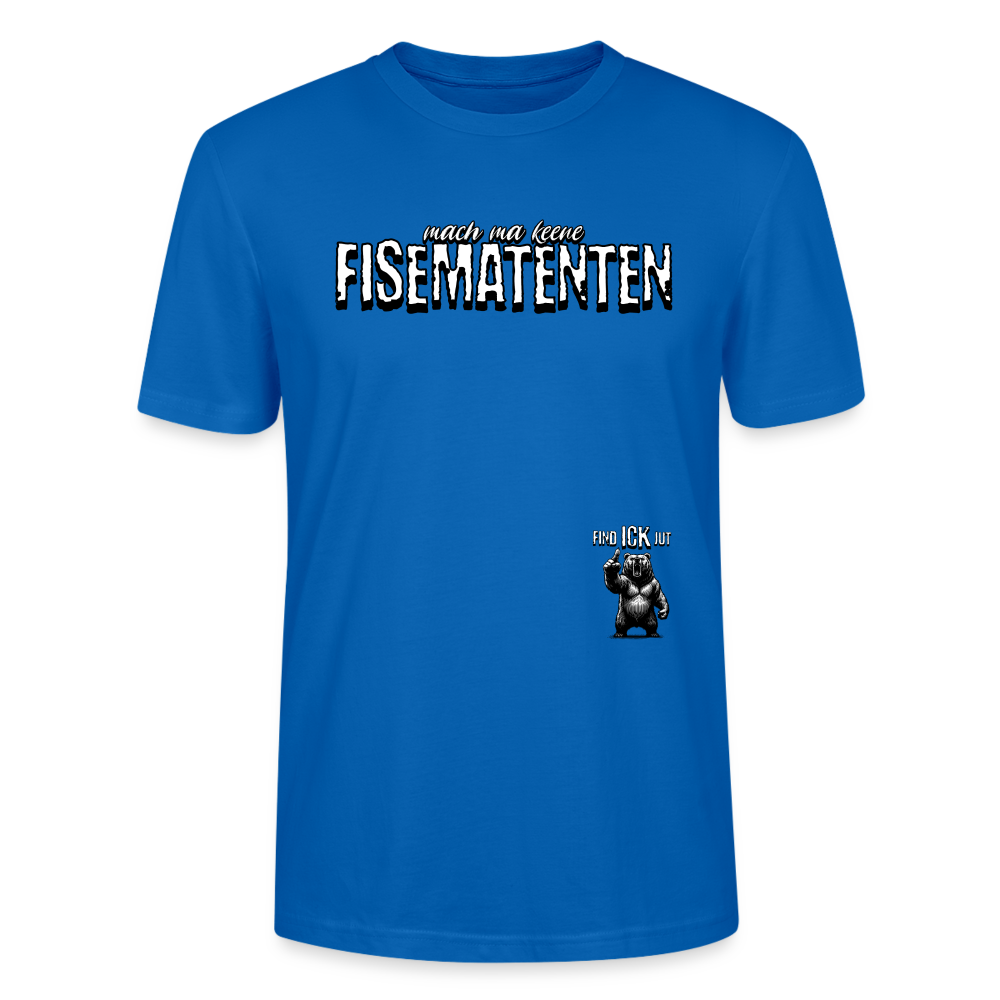 FISEMATENTEN-Unisex T-Shirt BIO - Pfauenblau