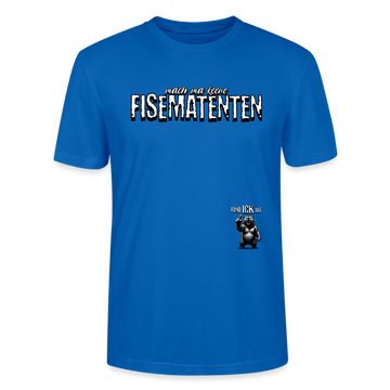 FISEMATENTEN-Unisex T-Shirt BIO - Pfauenblau