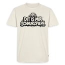 Berliner Bär-DIT IS MIR SCHNURZPIEPE-Männer Premium bio T-Shirt - Naturweiß