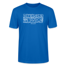 Berliner Spruch-ICK WUNDER MIR-Unisex T-Shirt BIO - Pfauenblau