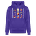 Berliner Verrücktheit-MESCHUGGE-NA UND?!-Unisex Bio-Hoodie - Purple Love 