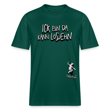 ICK BIN DA-Relaxed Fit Unisex Bio-T-Shirt - Forest