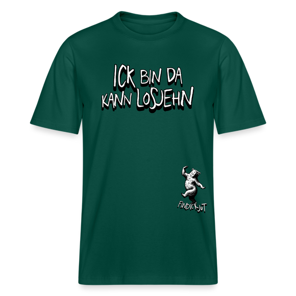 ICK BIN DA-Relaxed Fit Unisex Bio-T-Shirt - Forest
