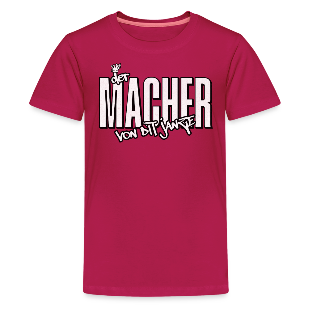 DER MACHER VON DIT JANZE - Teenager Premium T-Shirt - dunkles Pink