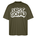 Ostalgie-Oversized Unisex Bio T-Shirt II-URST SCHAU - Khaki