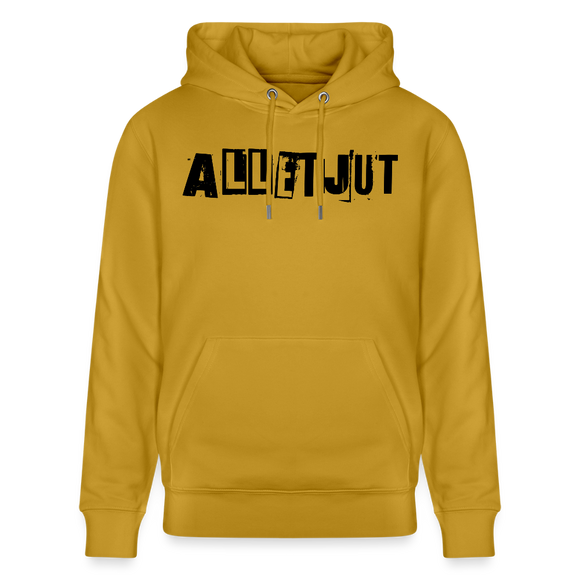 ALLET JUT-Unisex Bio-Hoodie - Ocker