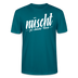 Berlin Shirt-NÜSCHT DARF ICK-Unisex T-Shirt mit Berliner Schnauze - Ozeanblau