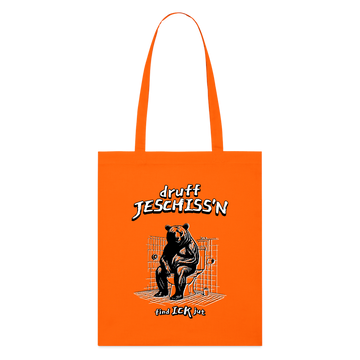 DRUFF JESCHISS'N-Bio-Stoffbeutel - Tieforange