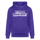 ICK HAB DIE FAXEN DICKE-Unisex Bio-Hoodie mit Berliner Schnauze - Purple Love 