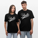 ICK FREU MA WIE BOLLE-Relaxed Fit Unisex Bio-T-Shirt - Schwarz