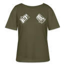 WATN? NÜSCHT!-Rundhals Frauen Bio-T-Shirt - Khaki