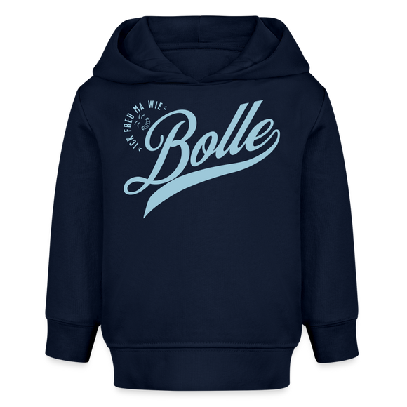 ICK FREU MA WIE BOLLE-Bio Hoodie BABY - Navy