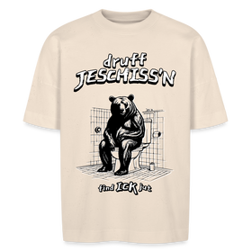 DRUFF JESCHISS'N-Unisex Oversize Bio-T-Shirt - Naturweiß