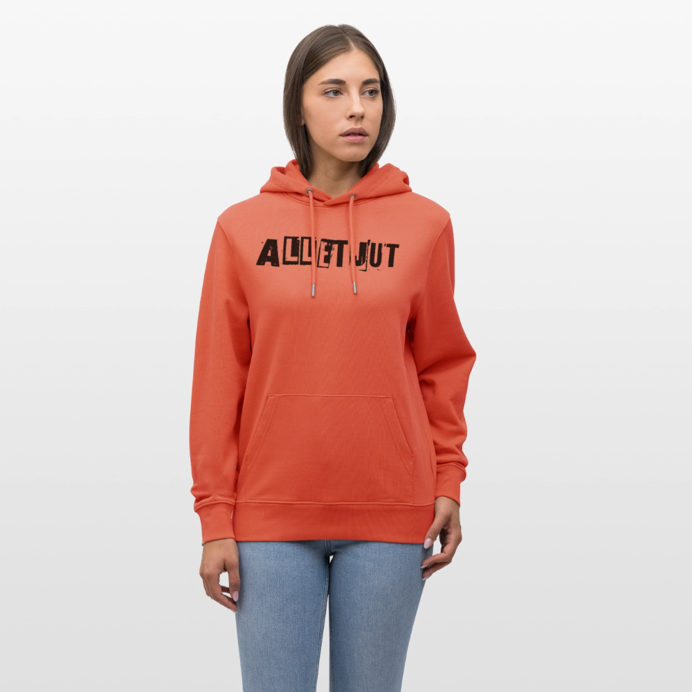 ALLET JUT-Unisex Bio-Hoodie - Hellrot