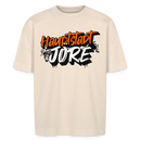 HAUPTSTADTJÖRE-Unisex Oversize Bio-T-Shirt - Naturweiß