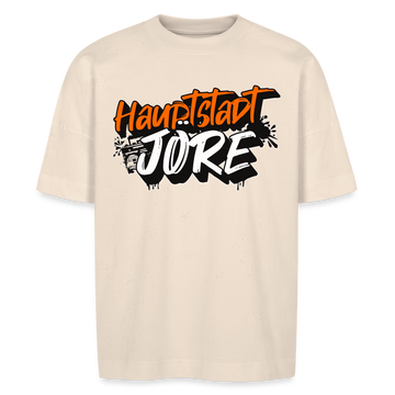 HAUPTSTADTJÖRE-Unisex Oversize Bio-T-Shirt - Naturweiß