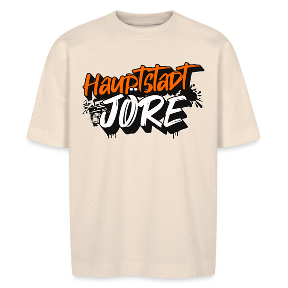 HAUPTSTADTJÖRE-Unisex Oversize Bio-T-Shirt - Naturweiß