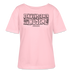 Berliner Spruch-ICK WUNDER MIR-Rundhals Frauen Bio-T-Shirt - Hellrosa