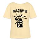 Berlin Shirt-MESCHUGGE-Rundhals Frauen Bio-T-Shirt - Creme