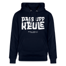 PASS UFF KEULE-Unisex Bio-Hoodie mit echt Berliner Schnauze - Navy