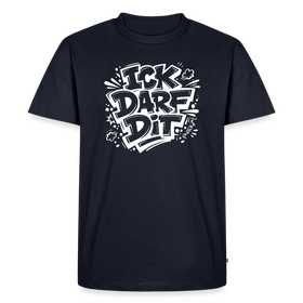 ICK DARF DIT-Männer Premium T-Shirt mit Berliner Schnauze - Navy
