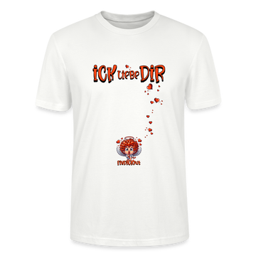 ICK LIEBE DIR-Unisex T-Shirt BIO - Weiß