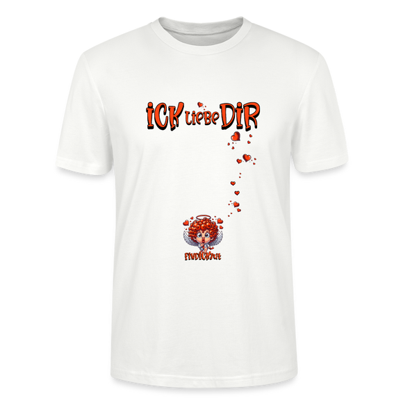 ICK LIEBE DIR-Unisex T-Shirt BIO - Weiß