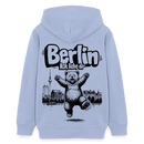 Berlin Souvenir-Teenager Bio-Hoodie-BERLIN ICK LIEBE DIR - Sky