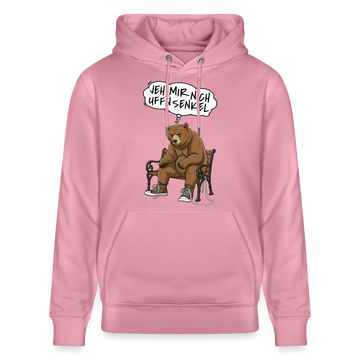 Berliner Bär mit Berliner Schnauze-JEH MIR NICH UFFN SENKEL-Unisex Bio-Hoodie - Lila Traum