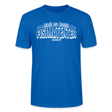 Berliner Spruch-FISIMATENTEN-Unisex Bio T-Shirt - Pfauenblau