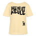 PASS MA UFF KEULE-Rundhals Frauen Bio-T-Shirt - Creme