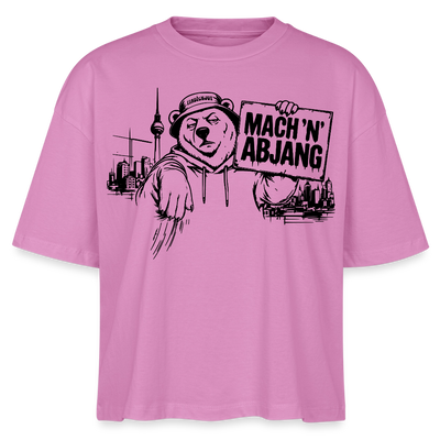 MACH 'N ABJANG-Frauen Boxy Bio-T-Shirt - Pink