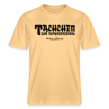 Berliner Begrüssung-TACHCHEN IHR FLITZPIEPEN- RELAXED FIT Unisex Organic T-Shirt - Hellgelb